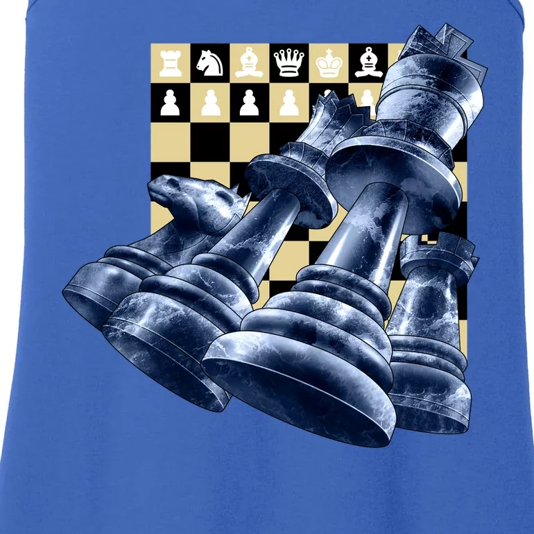 Chess Pieces Ladies Essential Tank