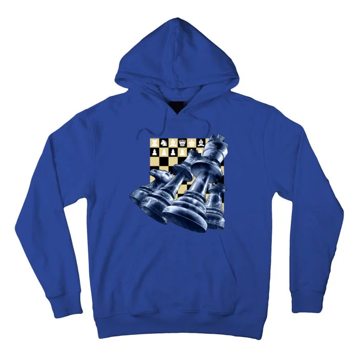 Chess Pieces Tall Hoodie