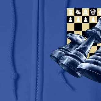 Chess Pieces Full Zip Hoodie