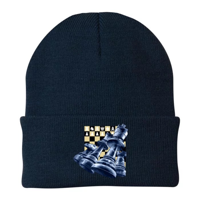 Chess Pieces Knit Cap Winter Beanie