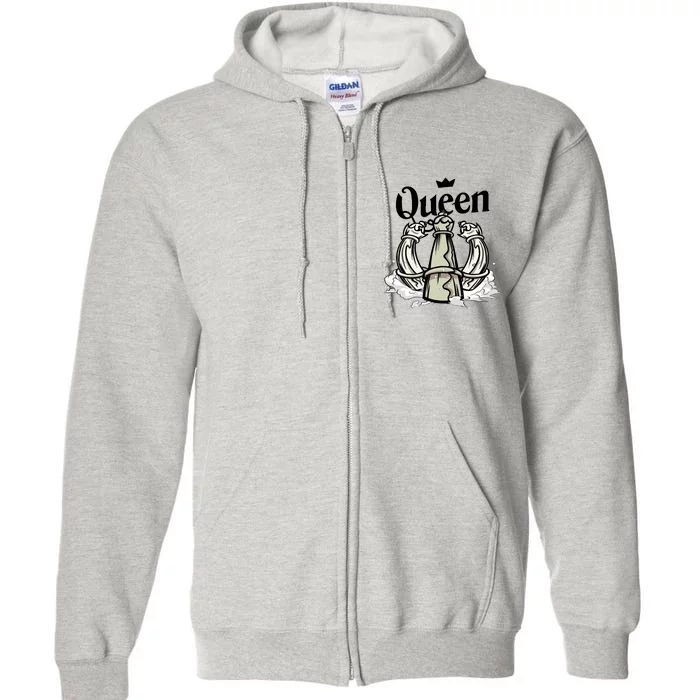 Chess Queen Full Zip Hoodie