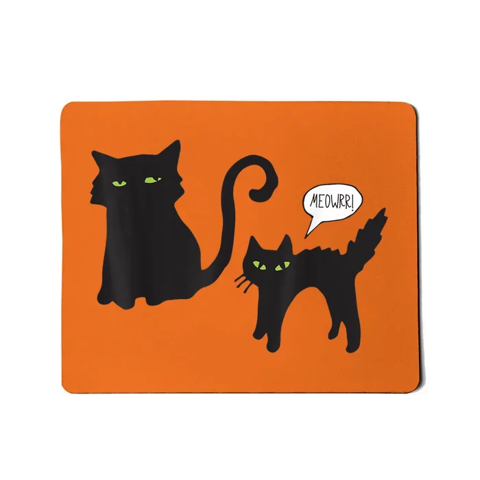 Cat Halloween Funny Mom Or Dad Gift Idea Tee Mousepad