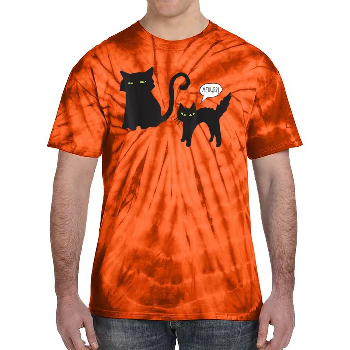 Cat Halloween Funny Mom Or Dad Gift Idea Tee Tie-Dye T-Shirt