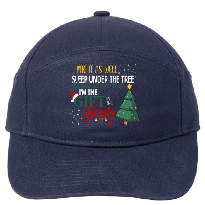 Christmas Humor Favorite Person Funny Christmas Gift 7-Panel Snapback Hat