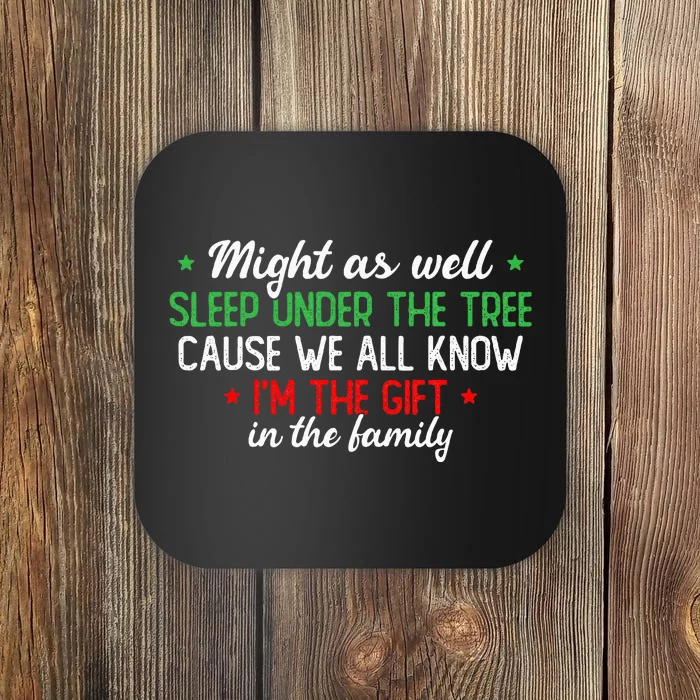 Christmas Humor Favorite Person Funny Christmas Coaster