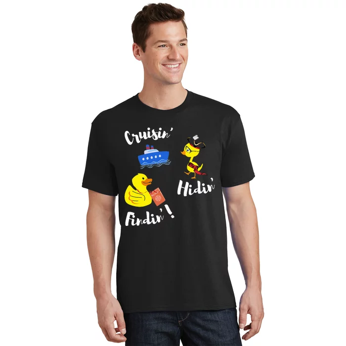 Cruising Hiding Finding Rubber Ducks Passport Scavanger Hunt T-Shirt