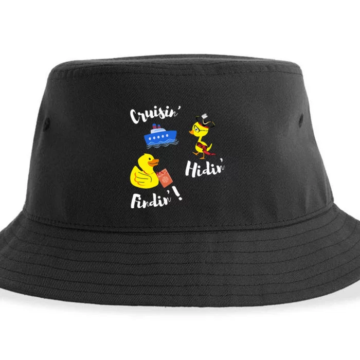 Cruising Hiding Finding Rubber Ducks Passport Scavanger Hunt Sustainable Bucket Hat