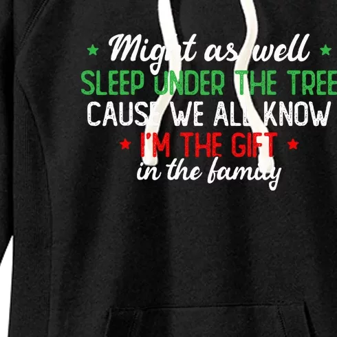 Christmas Humor Favorite Person Funny Christmas Women's Fleece Hoodie