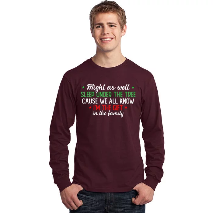 Christmas Humor Favorite Person Funny Christmas Tall Long Sleeve T-Shirt