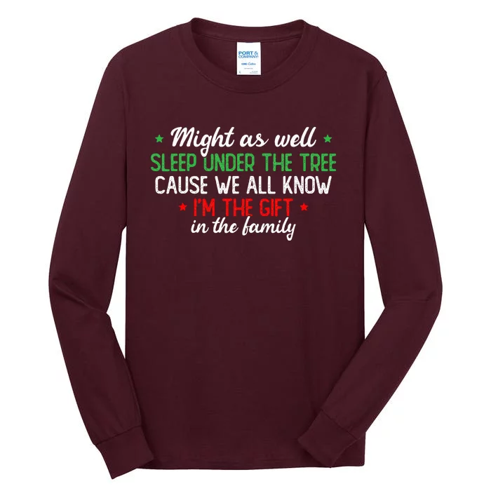 Christmas Humor Favorite Person Funny Christmas Tall Long Sleeve T-Shirt