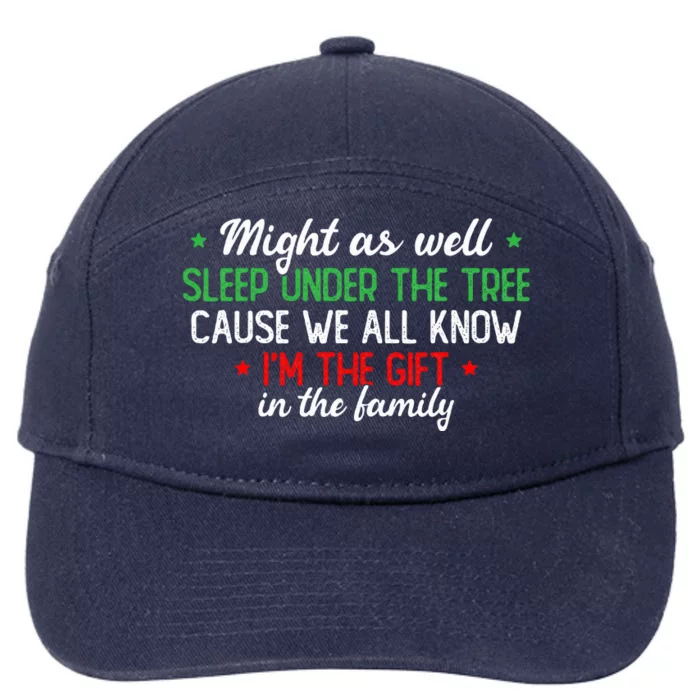 Christmas Humor Favorite Person Funny Christmas 7-Panel Snapback Hat