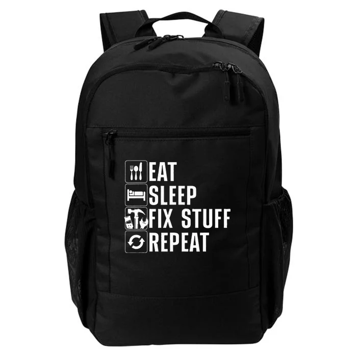 Cool Handyman For Wo Maintenance Mechanic Electrician Daily Commute Backpack