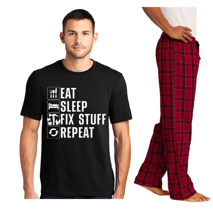 Cool Handyman For Wo Maintenance Mechanic Electrician Pajama Set