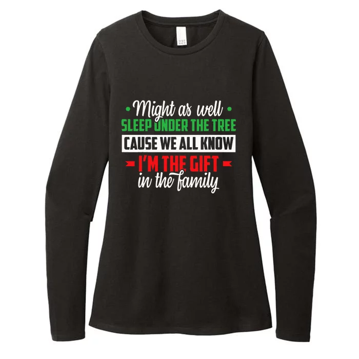 Christmas Humor Favorite Person Funny Christmas Womens CVC Long Sleeve Shirt