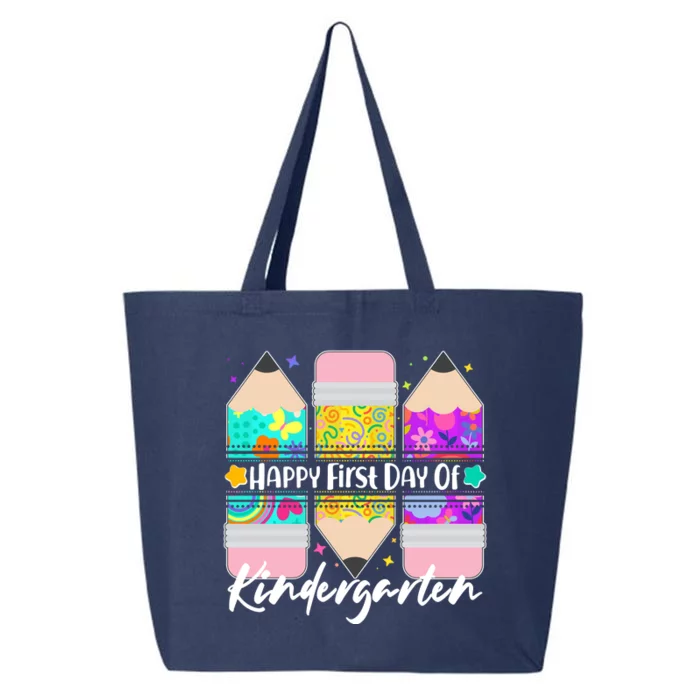 Cute Happy First Day Of Kindergarten 25L Jumbo Tote