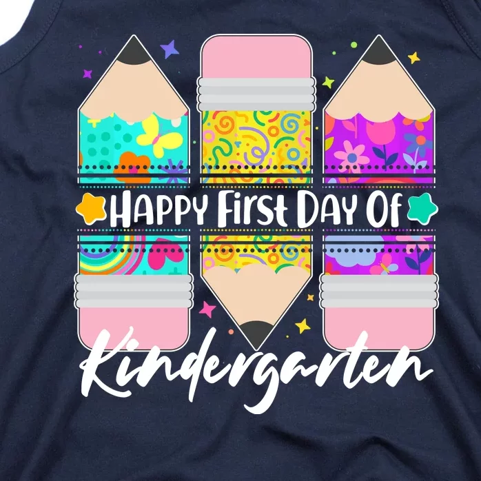 Cute Happy First Day Of Kindergarten Tank Top