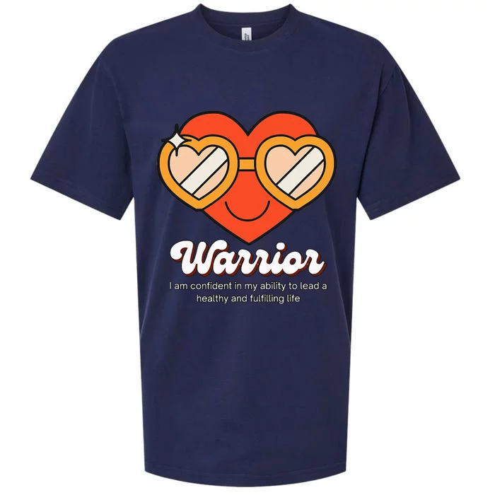 Congestive Heart Failure Warrior Heart Health Motivation Sueded Cloud Jersey T-Shirt