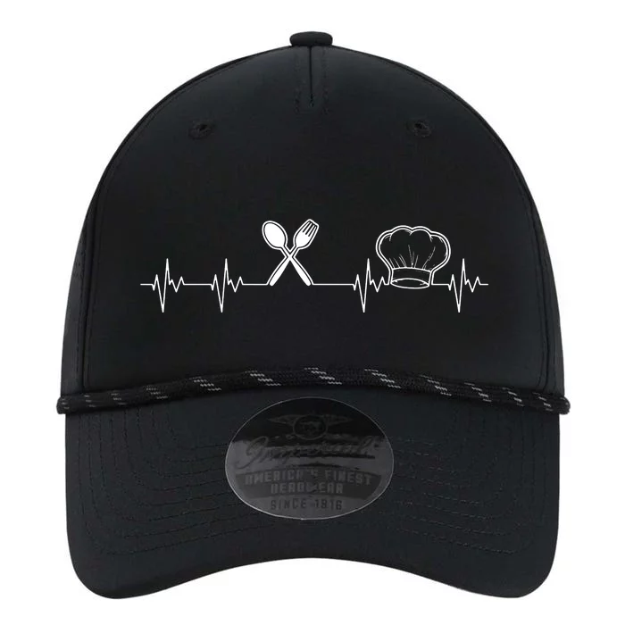 Chef Heartbeat Funny Culinary Chef Gift Cooking Lover Performance The Dyno Cap