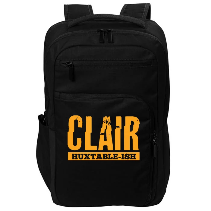 Clair HuxtableIsh Funny Lawyer Attorney Impact Tech Backpack