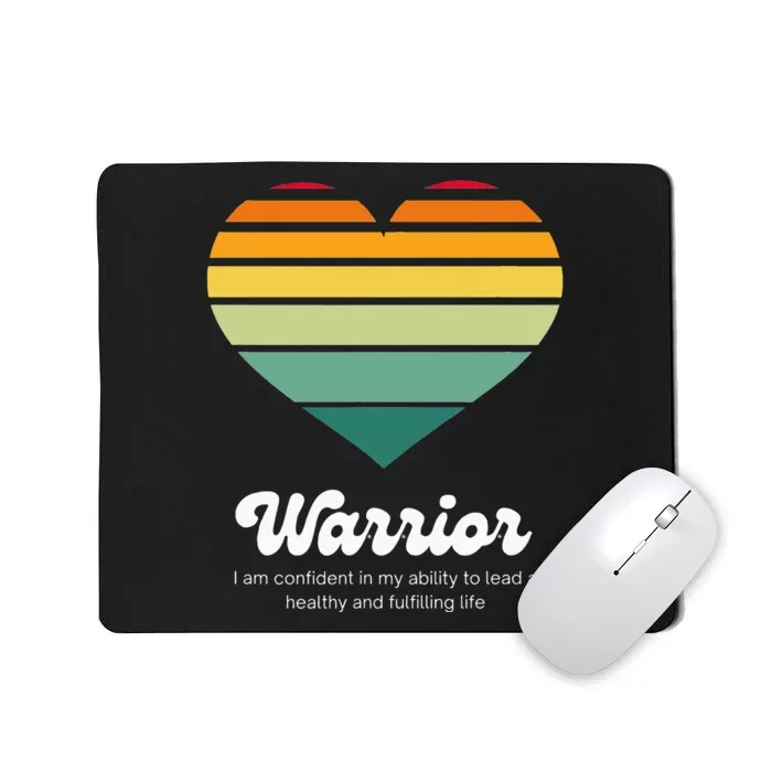 Congestive Heart Failure Warrior Heart Health Motivation Mousepad