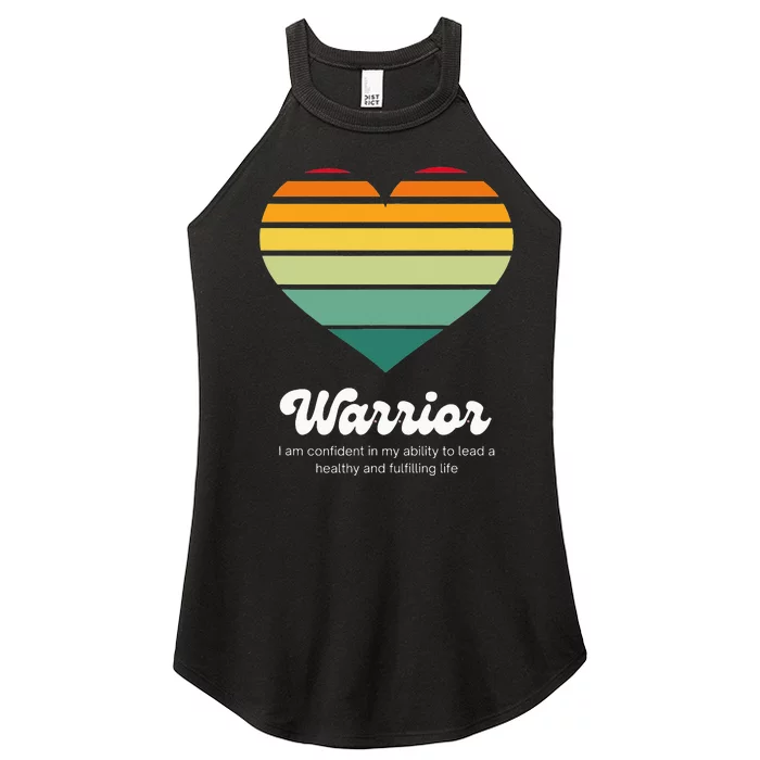 Congestive Heart Failure Warrior Heart Health Motivation Women’s Perfect Tri Rocker Tank