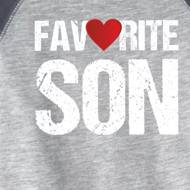 Cute Heart Favorite Son Gift Ideas Gift Toddler Fine Jersey T-Shirt