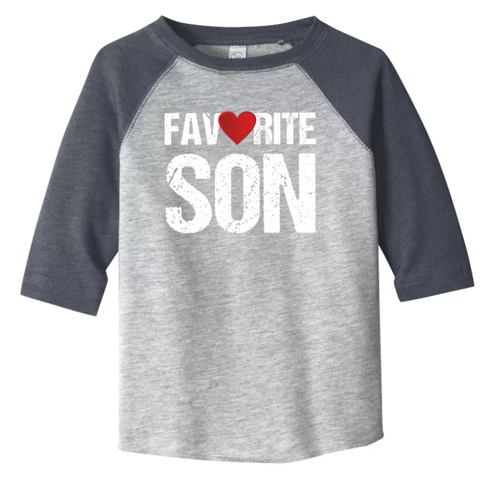 Cute Heart Favorite Son Gift Ideas Gift Toddler Fine Jersey T-Shirt