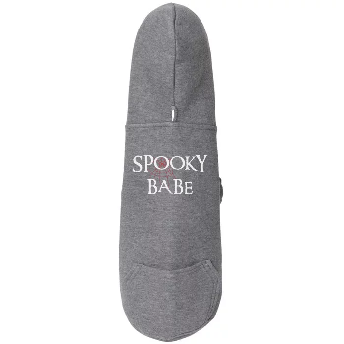 Cute Halloween Funny Spooky Babe Doggie 3-End Fleece Hoodie