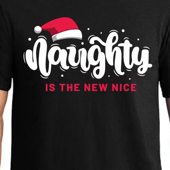 Christmas Holiday Funny Naughty Is The New Nice Gift Pajama Set