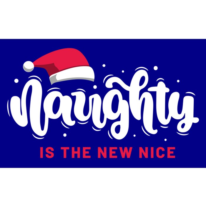 Christmas Holiday Funny Naughty Is The New Nice Gift Bumper Sticker