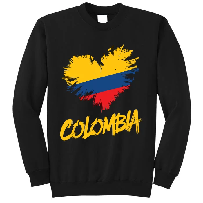 Colombia Heart Flag Sweatshirt