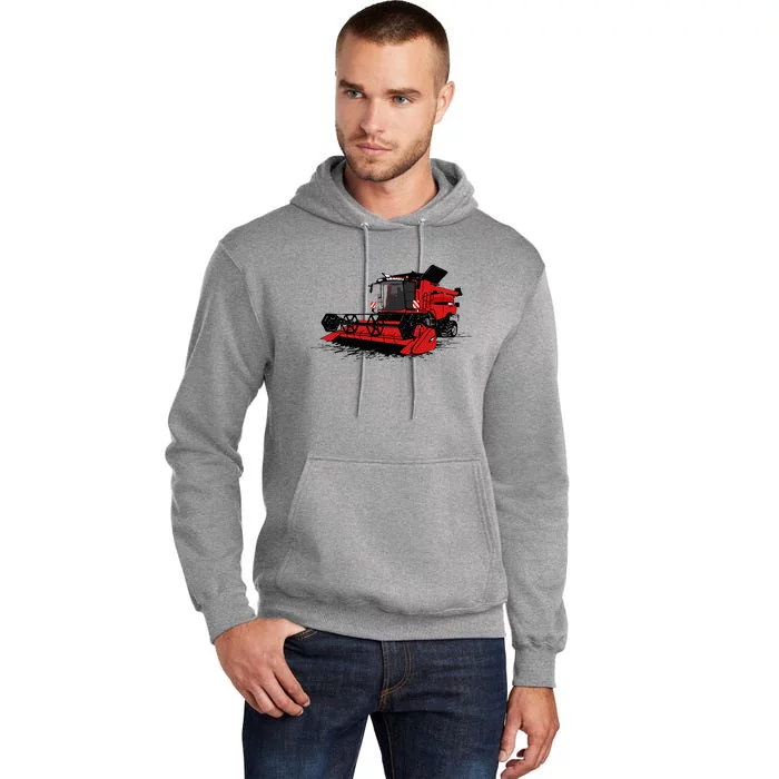 Combine Harvester Farmers Agriculture Tall Hoodie