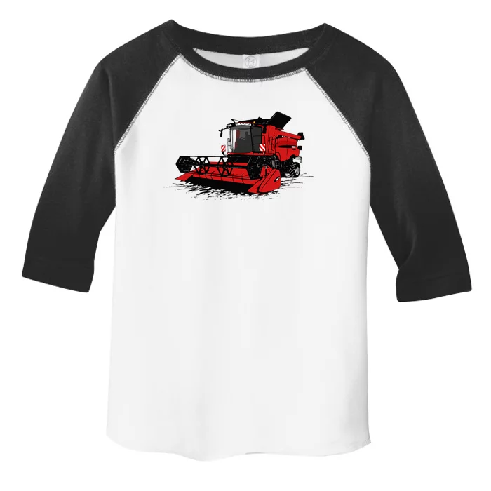 Combine Harvester Farmers Agriculture Toddler Fine Jersey T-Shirt