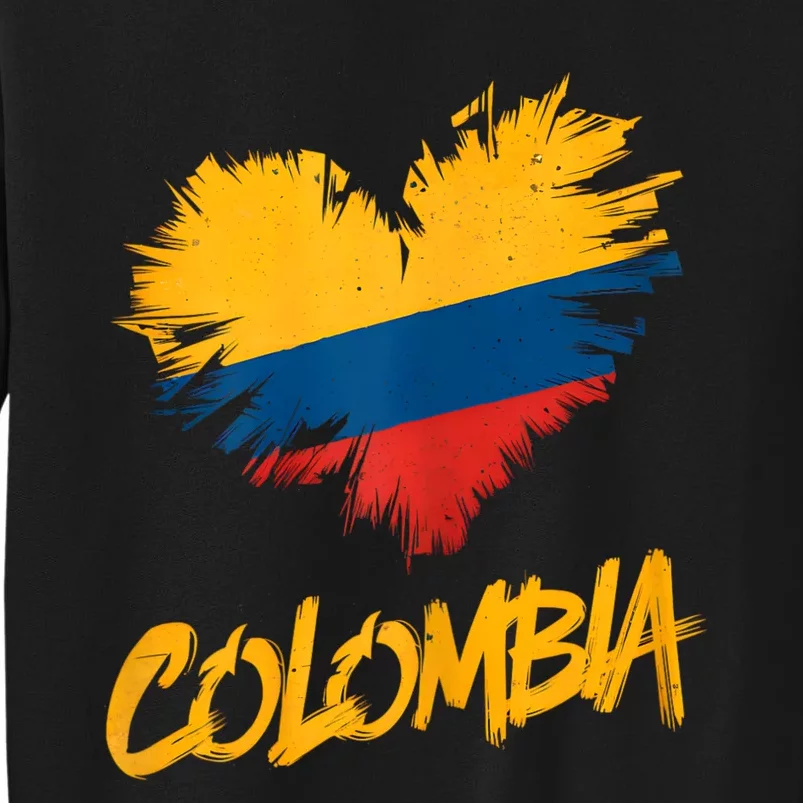 Colombia Heart Flag Sweatshirt