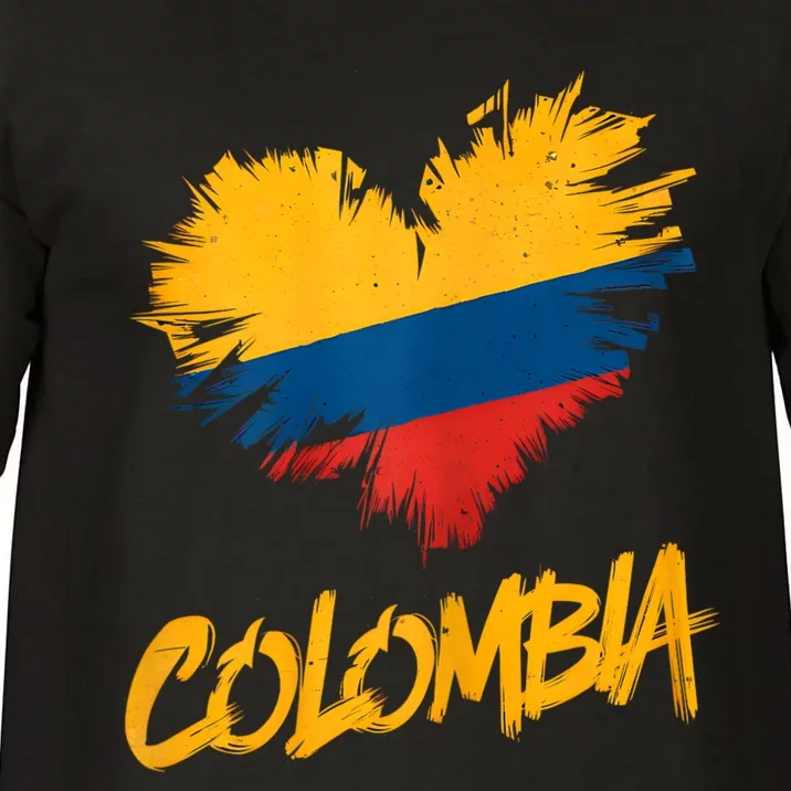 Colombia Heart Flag Comfort Colors T-Shirt