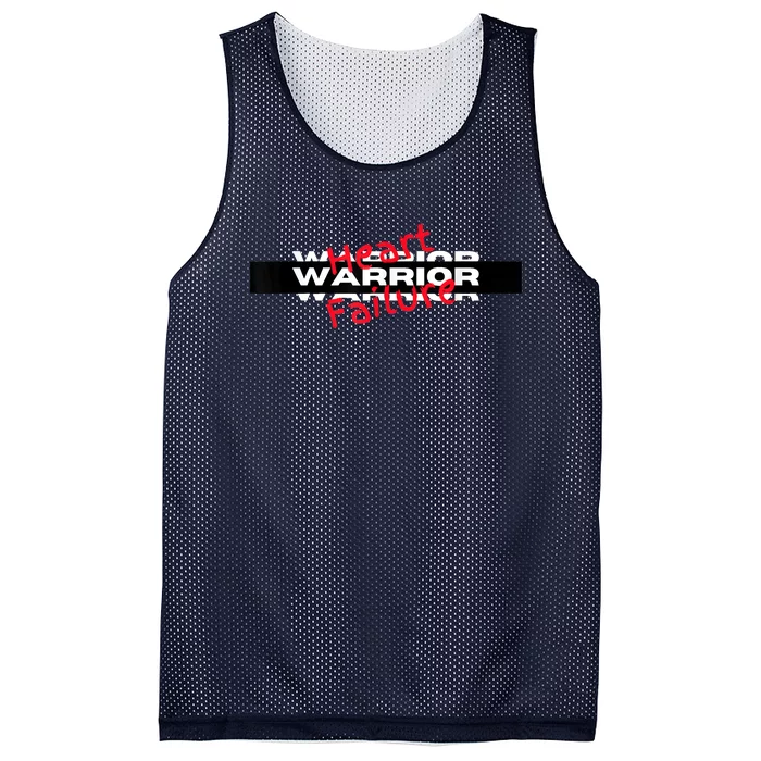 Congestive Heart Failure Warrior Heart Health Motivation Mesh Reversible Basketball Jersey Tank