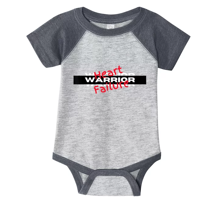 Congestive Heart Failure Warrior Heart Health Motivation Infant Baby Jersey Bodysuit