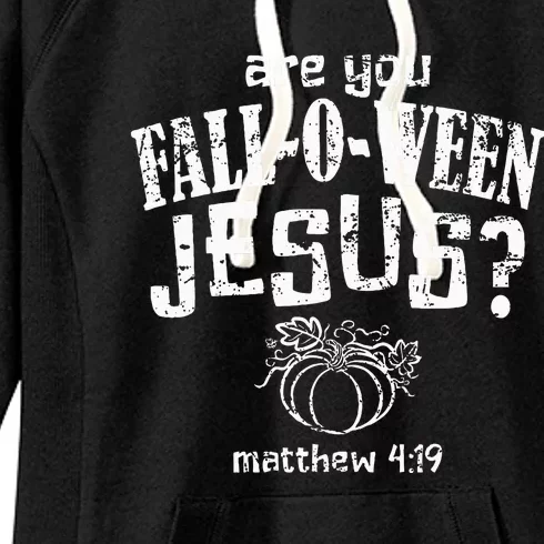 Christian Halloween FallOWeen Jesus Women's Fleece Hoodie