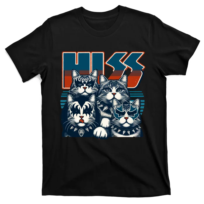 Cat Hiss Funny Cat Lover Cat Owner Cat Humor T-Shirt