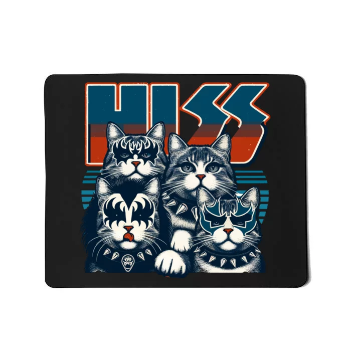 Cat Hiss Funny Cat Lover Cat Owner Cat Humor Mousepad