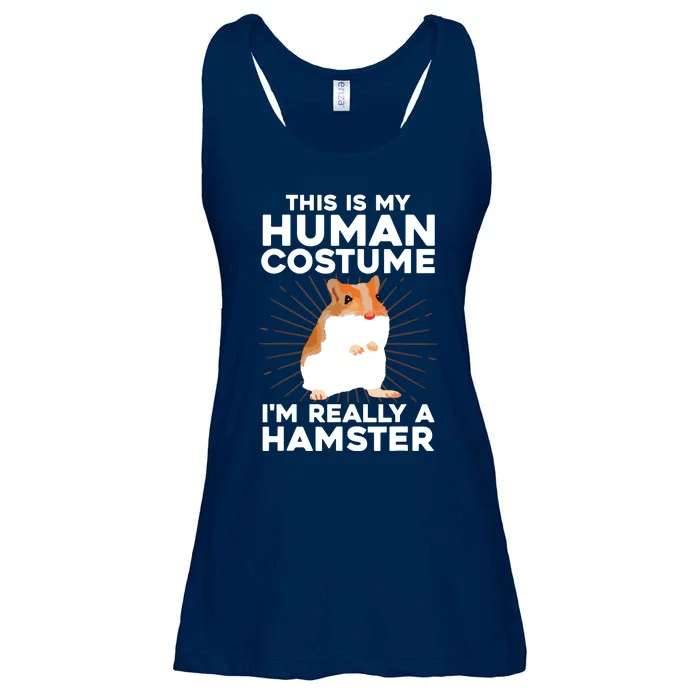 Cool Hamster For Men Women Hamster Lover Animal Costume Ladies Essential Flowy Tank