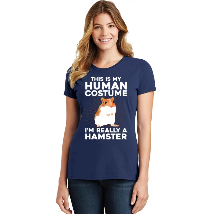 Cool Hamster For Men Women Hamster Lover Animal Costume Women's T-Shirt