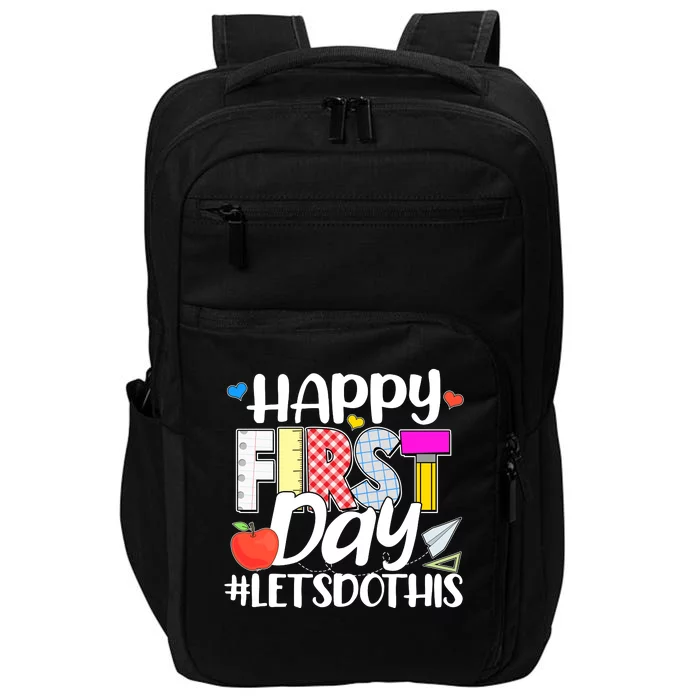 Cute Happy First Day #Lets Do This Impact Tech Backpack