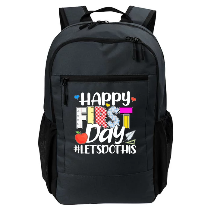 Cute Happy First Day #Lets Do This Daily Commute Backpack