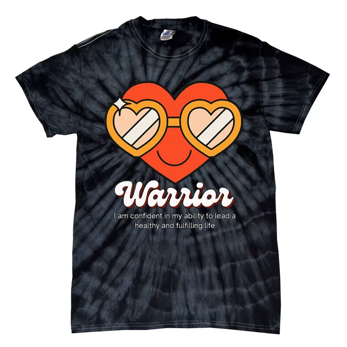 Congestive Heart Failure Warrior - Heart Health Motivation Tie-Dye T-Shirt