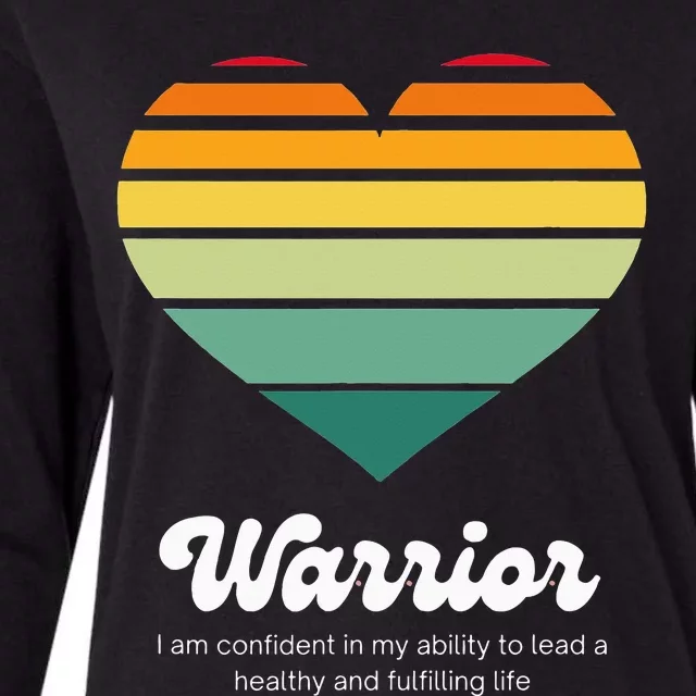 Congestive Heart Failure Warrior - Heart Health Motivation Womens Cotton Relaxed Long Sleeve T-Shirt