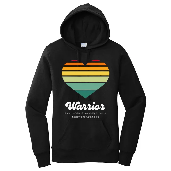 Congestive Heart Failure Warrior - Heart Health Motivation Women's Pullover Hoodie