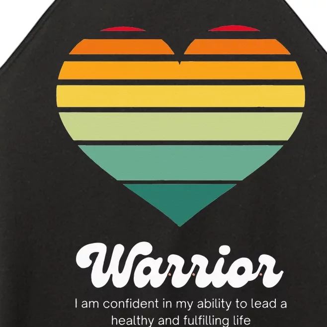 Congestive Heart Failure Warrior - Heart Health Motivation Women’s Perfect Tri Rocker Tank