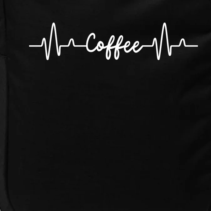 Coffee Heartbeat Gift For Coffee Lover Impact Tech Backpack