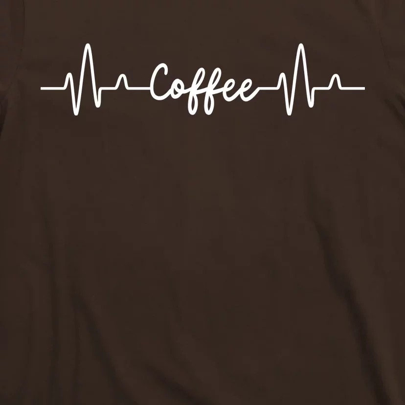 Coffee Heartbeat Gift For Coffee Lover T-Shirt